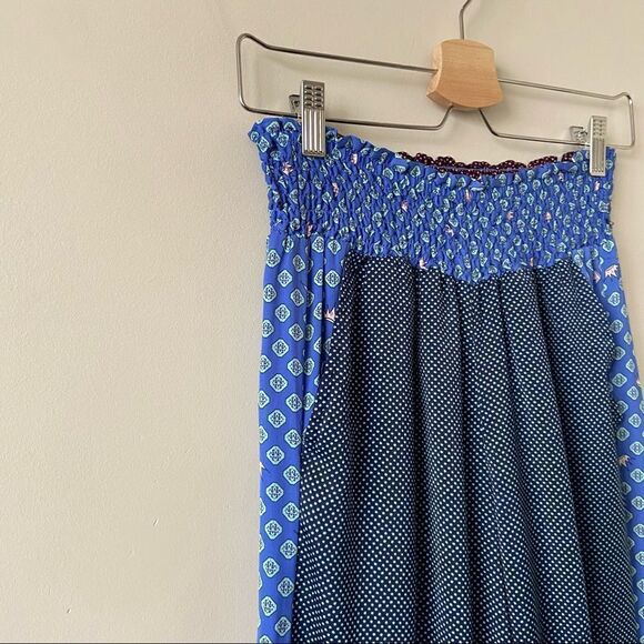 Aerie-printed Wide Leg Smocked Waist Pants (Size:Small) - Picture 3 of 8